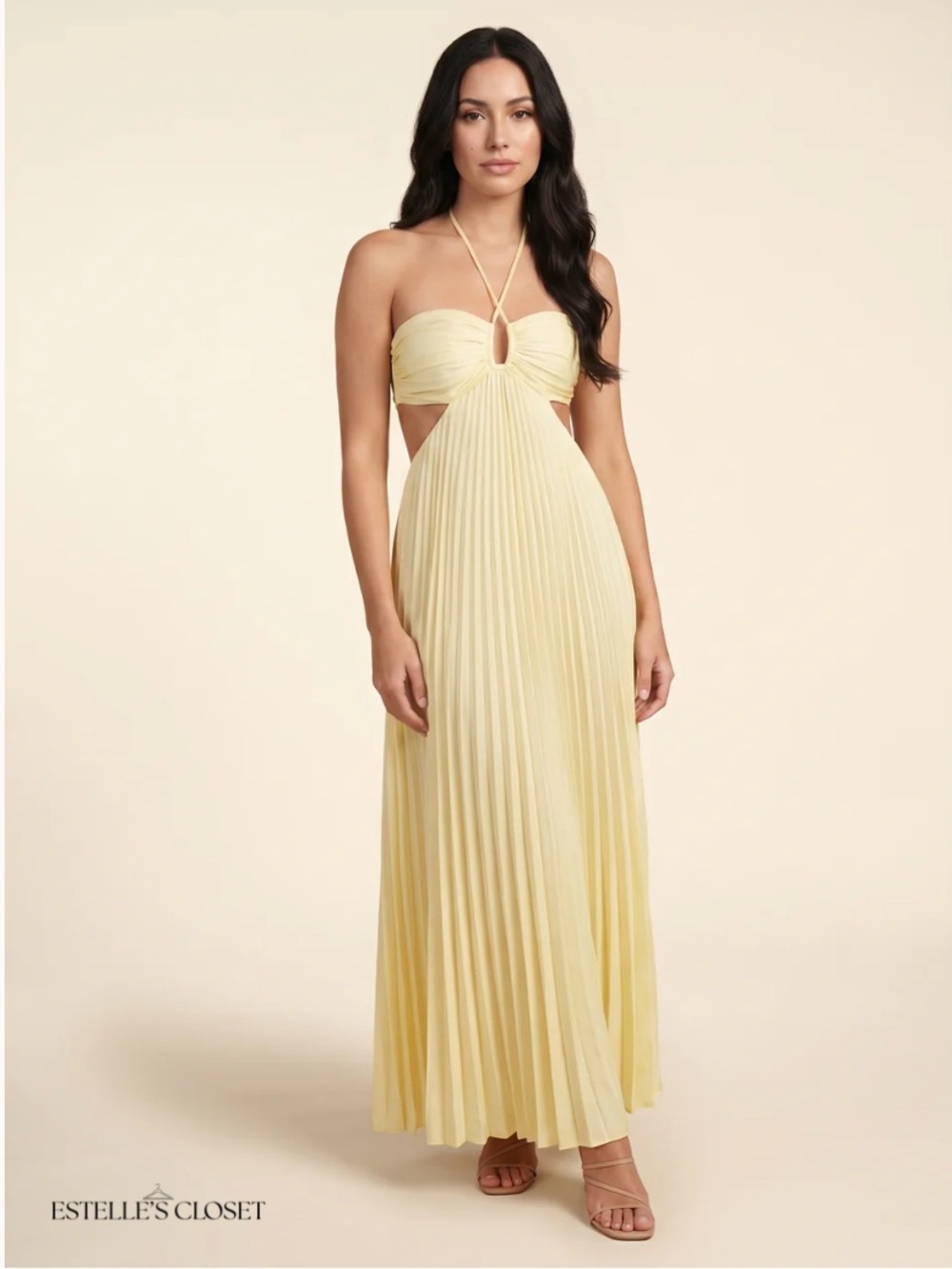 Estelle's Closet Sienna Maxi Dress - Soft Yellow